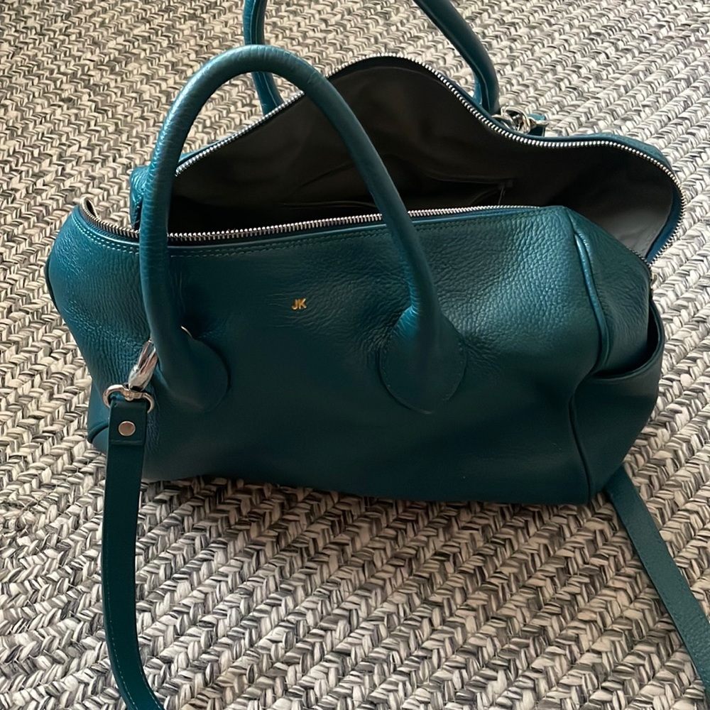 Teal Mark and Graham Satchel
